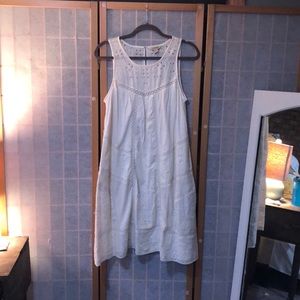 Lucky brand cream boho sleeveless dress